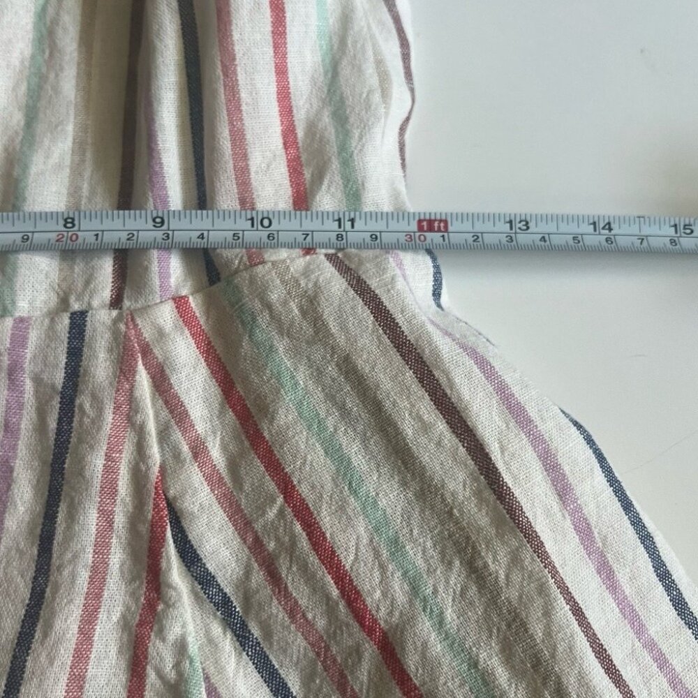 Gap White With Multi-Colored Stripes Sleeveless T… - image 5